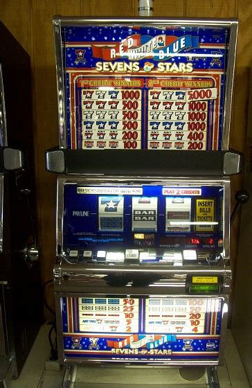 IGT S2000 Red White Blue Sevens & Stars 2 Coin Item #101 – USED SLOT MACHINES