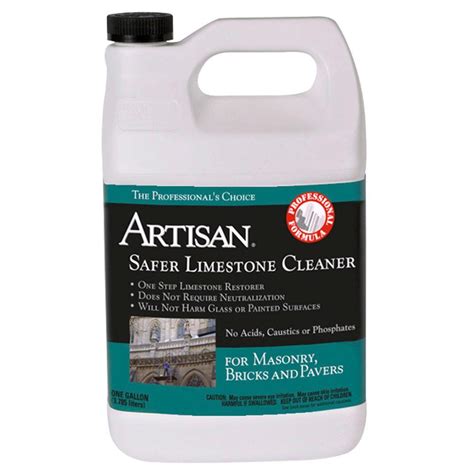 Artisan 1 Gal Safer Limestone Cleaner 13110 The Home Depot