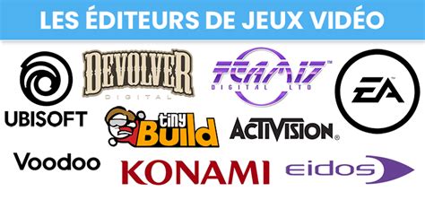 Les Éditeurs De Jeux Vidéo VideoGameCreation fr