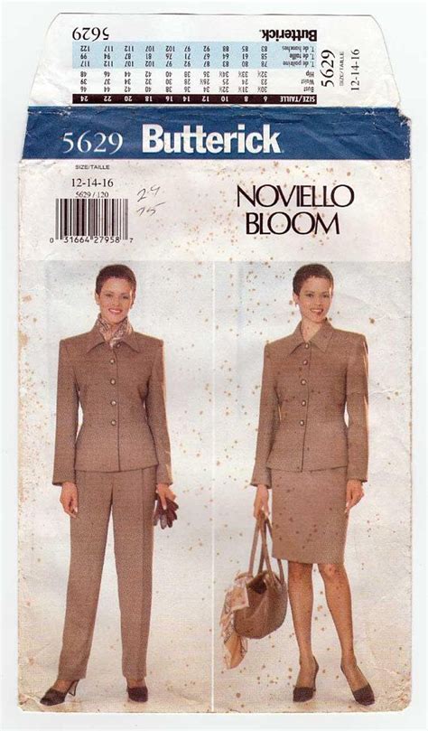 Noviello Bloom Womens Suit Sewing Pattern Jacket With Suit Sewing