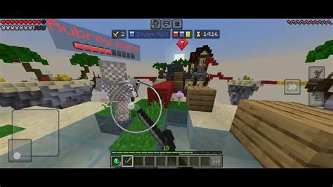 jogando bedwars meu irmão YouTube