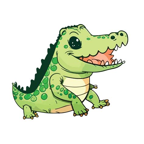 cute Alligator cartoon style 21638300 Vector Art at Vecteezy