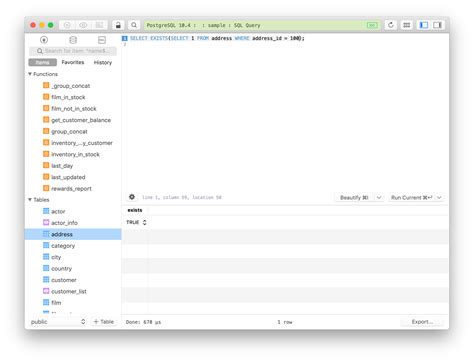 PostgreSQL How To Check If A Row Exist In A Table TablePlus