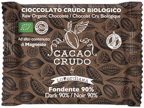 Tavoletta Di Cioccolato Fondente Cacao Crudo Naturas