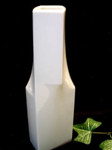 Porzellan Vase Rosenthal Abstraktop Art Weiß Design Jeroen Bechtold