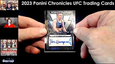 Box Break Panini Chronicles Ufc Trading Cards Youtube