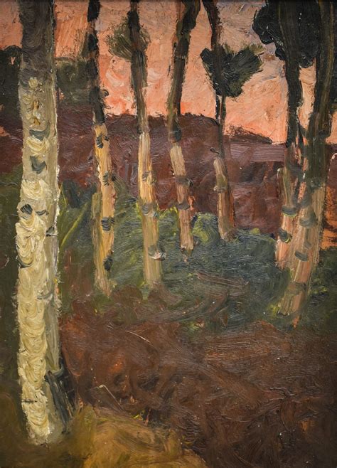 Paula Modersohn Becker Birches At Carnegie Museum Of Art Pittsburgh Pa