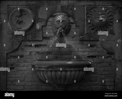 A Grayscale Of Building Ornaments In The San Felipe Del Morro Castle In