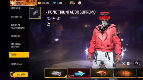 As Consegu Los Nuevos Pu Os De Free Fire Triunfador Supremo