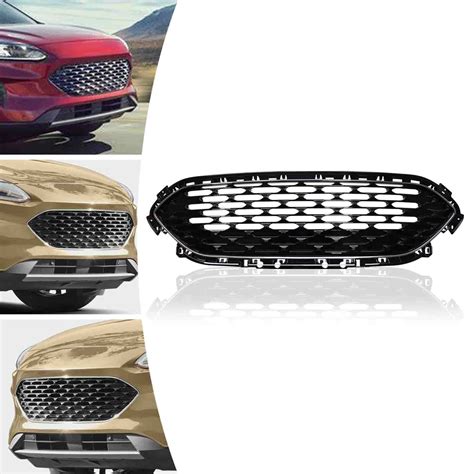 For Ford Escape Chrome Black Front Bumper Grille Assembly