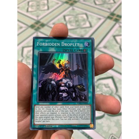 Thẻ Bài Yu Gi Oh RA01 EN064 Forbidden Droplet Shopee Việt Nam