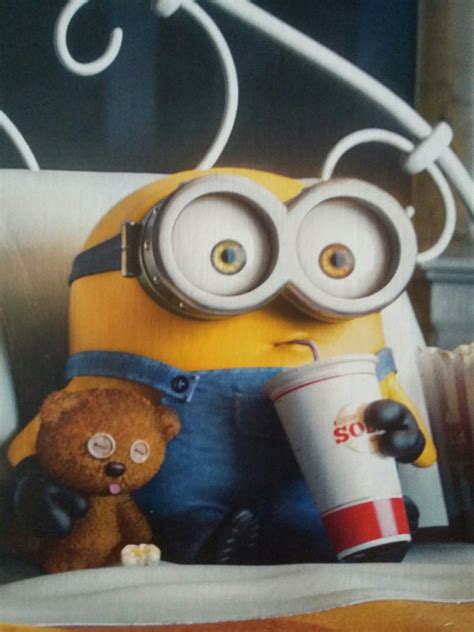 Minion Bob Enjoying Movie Night Minions Wallpaper Cute | Hot Sex Picture