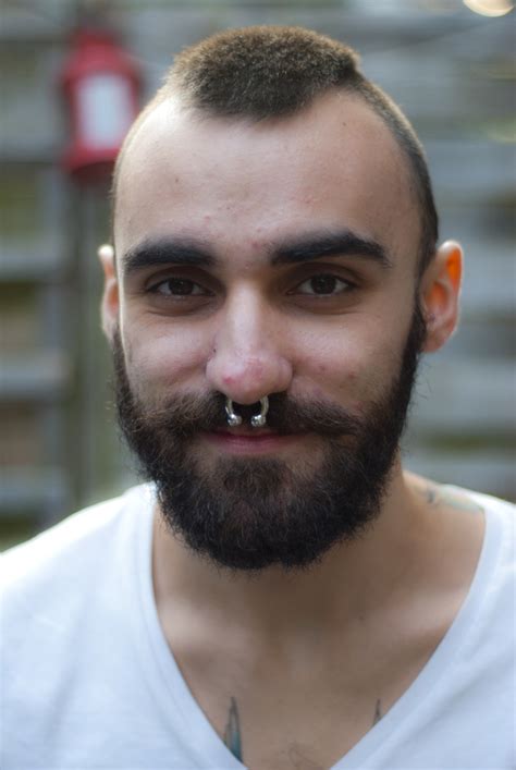 Pin By Frankie Fermi On This Is Me Septum Piercing Men Face