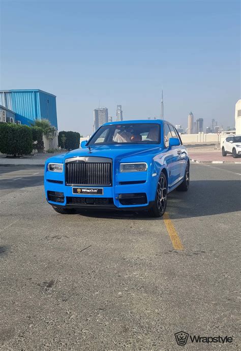 Rolls Royce Cullinan Light Blue Wrap Wrapstyle