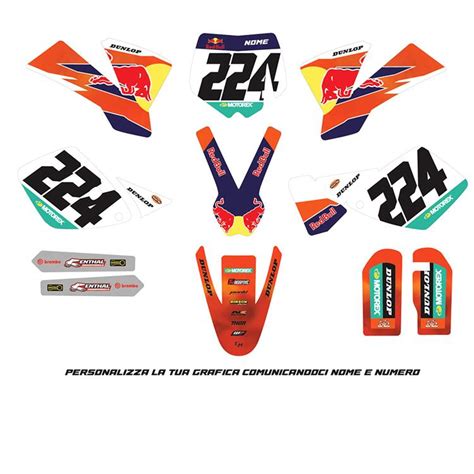 Kit Grafiche Per Ktm Dal Al Cairoli Evomotor