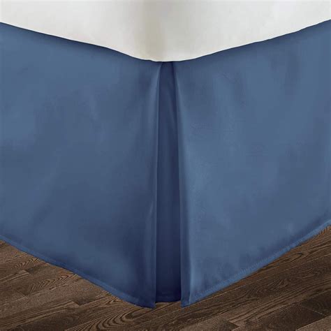 Easy Fit Box Pleated Bed Skirt 15” Inch Tailored Drop Bed Skirt 800