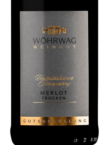 Weingut W Hrwag Untert Rkheimer Herzogenberg Merlot Trocken Vivino