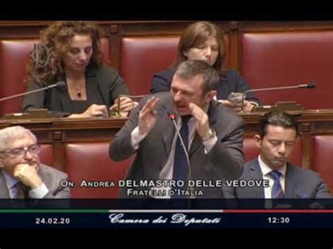 Fdi Parlamento Intervento In Aula Dell On Delmastro Youtube