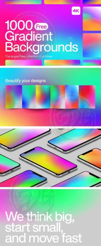 1000 Gradient Overlay Backgrounds - DGPik