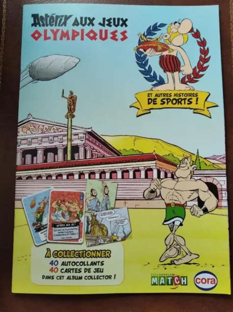 ALBUM COLLECTOR ASTÉRIX aux jeux olympiques Collection 2024 Cora et