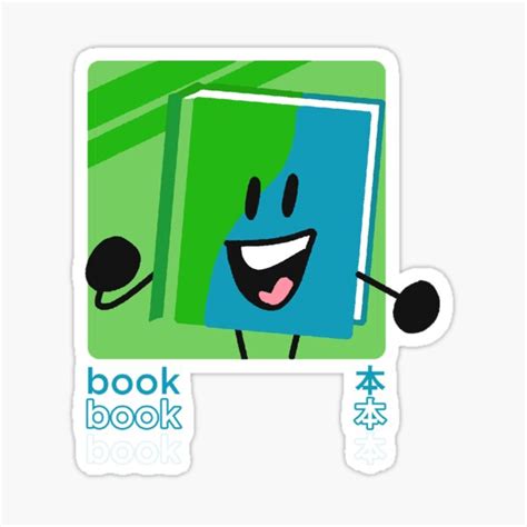 "BFB Book (Aikon Pack)" Sticker for Sale by yoyleyesz | Redbubble