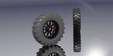 Tire Russian Military Tractor Solid Rim Offroad 10 By Paradalus On