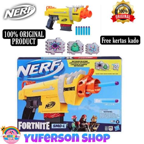 Jual Nerf Fortnite Smg L Motorized Blasting Original Indonesia Shopee