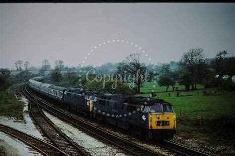 The Transport Treasury Class 52 Western Ght5705 Uk Br Class 52 At Hatton 27 04 1975