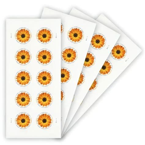 Global African Daisy 2022 Usps Stamps All Brand New Forever Stamps