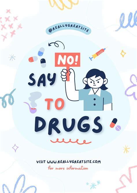 Free Printable Custom Drug Awareness Poster Templates Canva