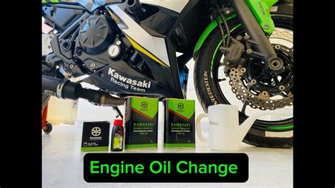 How To Change Engine Oil Of Kawasaki Ninja Ninja Oil Change