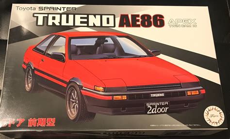 Fujimi Toyota Sprinter Trueno Ae Apex Twin Cam Notchback