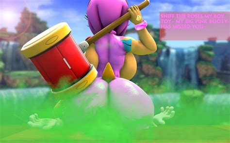 Rule 34 Amy Rose Anthro Big Ass Big Breasts Fart Farting Farting In Face Female Green Eyes