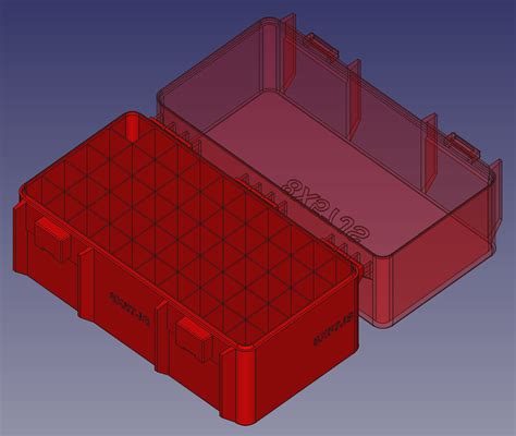 X Js Double Latch Modular Ammo Box By Brass Ring Printables Store