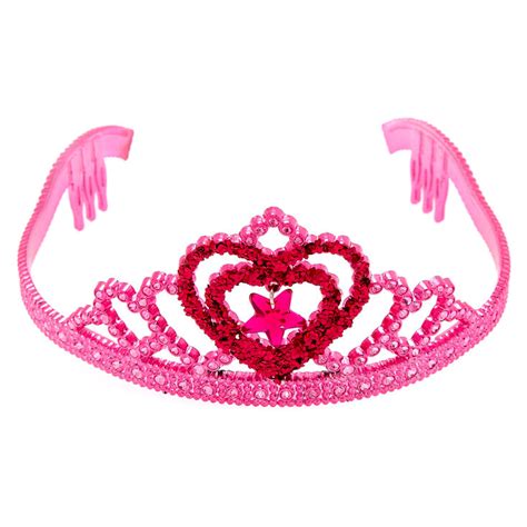 Claire's Club Sparkle Princess Tiara - Pink | Claire's