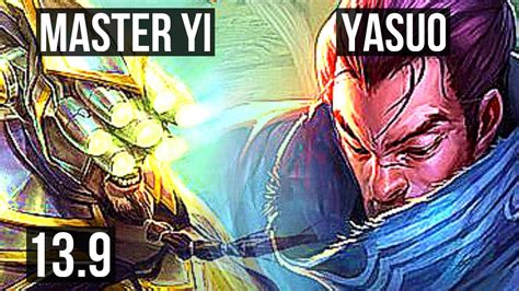 Master Yi Vs Yasuo Mid 6 0 2 1200 Games 1 6m Mastery Dominating