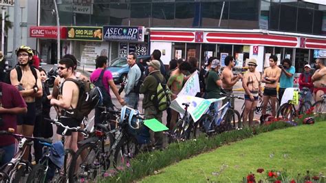 Ciclistas Desnudos En Puebla World Naked Bike Ride 2012 YouTube