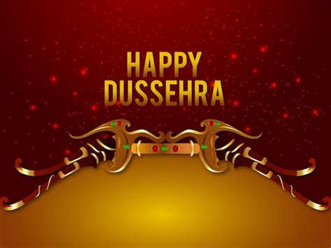 Premium Vector Happy Dussehra Indian Festival Celebration Greeting Card