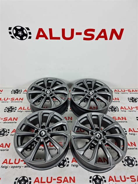 NOWE Alufelgi RENAULT 17 5x114 3 Laguna Talisman Megane Grafit