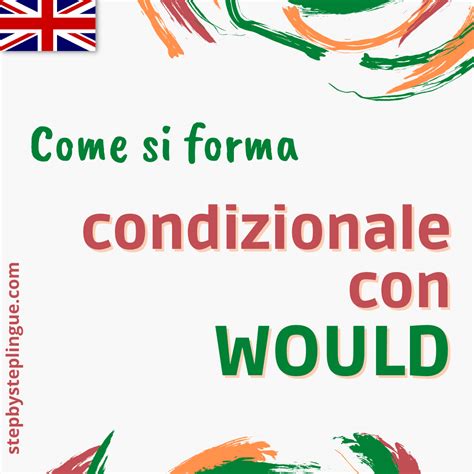 Come Si Forma Il Present Conditional In Inglese Step By Step Lingue