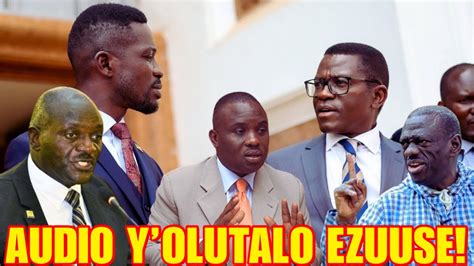 AUDIO YA MEETING OLUTALO LWA BOBI WINE NE KATIKKIRO LUWANVUYE