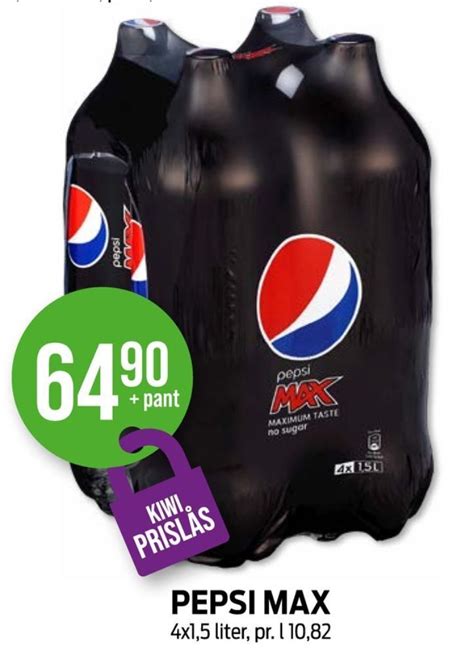 Pepsi Max Brus Tilbud Hos Kiwi