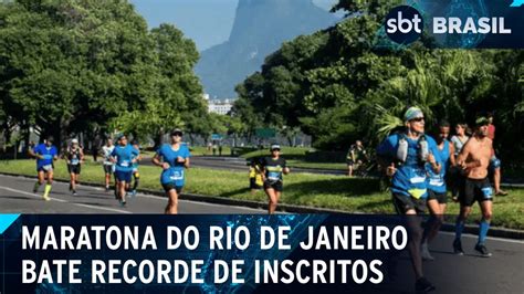 Maratona do Rio reúne mais de 45 mil corredores neste sábado 01 SBT