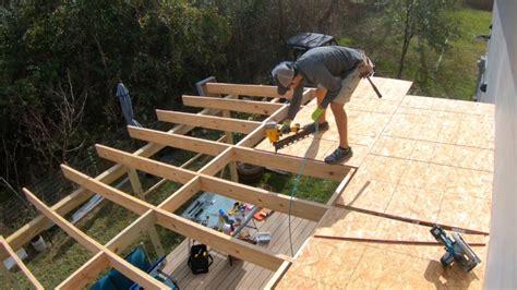 DIY Patio Roof Build YouTube