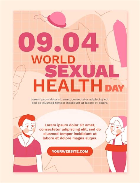 Free Vector World Sexual Health Day Vertical Flyer Template