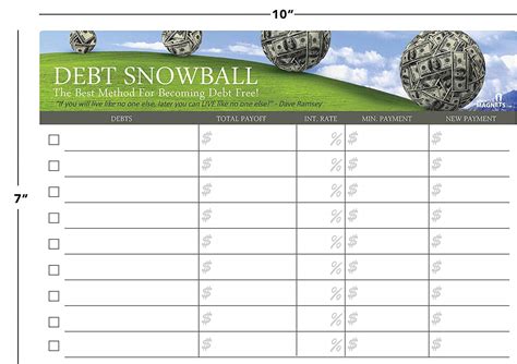 Debt Snowball - Worlds Best Money Management, Debt Management ... - Worksheets Library