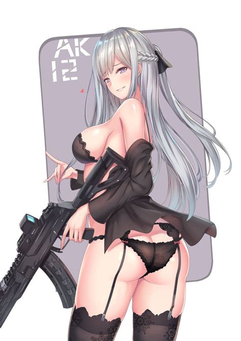 Rule 34 1girls Ak 12 Girls Frontline Ass Breasts Butt Cenangam Dat Ass Female Female Only