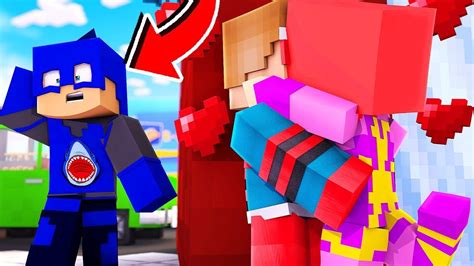 Henry Danger Beijou A Lavagirl Escondido Do Sharkboy No Minecraft