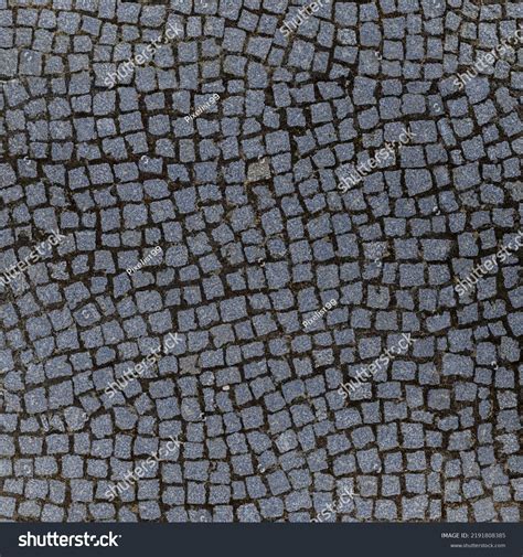 Cobblestone Road Gray Cobblestone Texture Stock Photo 2191808385 ...