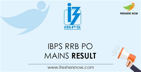 Ibps Rrb Po Mains Result 2021 Out Officer Scale 1 2 3 Score Cards